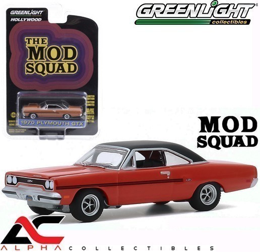 Alpha Collectibles > 1:64 SCALE MODELS > 1970 PLYMOUTH GTX (THE MOD SQUAD)