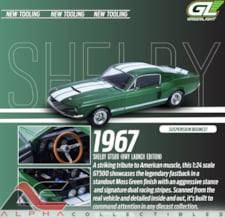 PRESALE - 1967 FORD SHELBY GT500 (DARK MOSS GREEN)