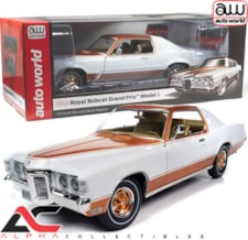 1969 PONTIAC GRAND PRIX ROYAL BOBCAT (WHITE & COPPER)