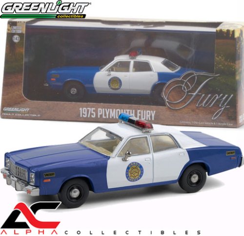 1975 PLYMOUTH FURY BLUE "OSAGE COUNTY SHERIFF"