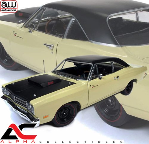 1969/5 PLYMOUTH ROAD RUNNER (CLASS OF 69) "SUNFLOWER YELLOW W/ BLACK ROOF"